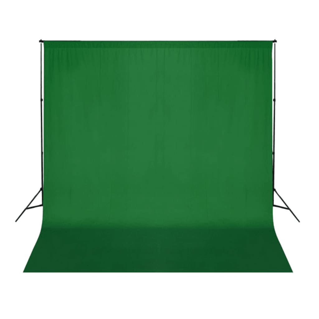 Contexte Vidaxl sans chromakey standard 300x300 cm vert coton