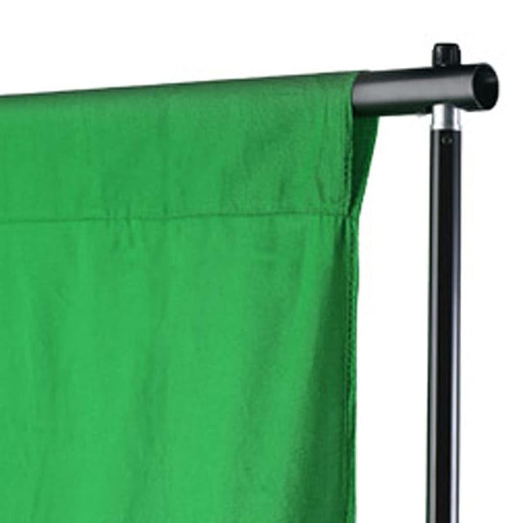 Contexte Vidaxl sans chromakey standard 300x300 cm vert coton