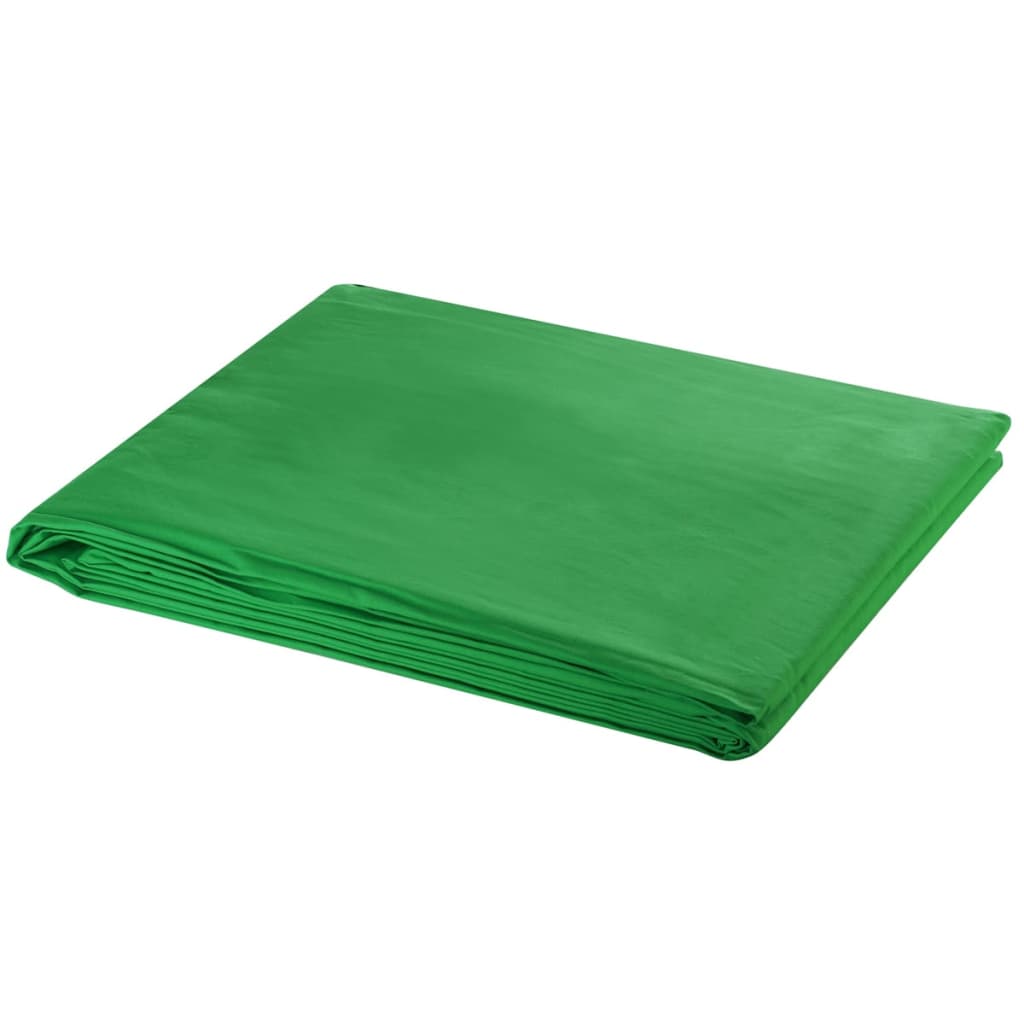 Vidaxl Sfondo Chromakey 500x300 cm Cotton Green