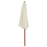 Vidaxl Parasol 300x258 cm Sandvit