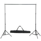 Vidaxl achtergrondsysteem 600x300 cm zwart