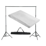 Vidaxl achtergrondsysteem 300x300 cm wit