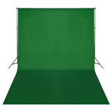 Vidaxl achtergrondsysteem 500x300 cm groen