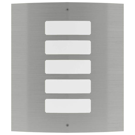 Vidaxl buitenlamp rvs falerna 2 st