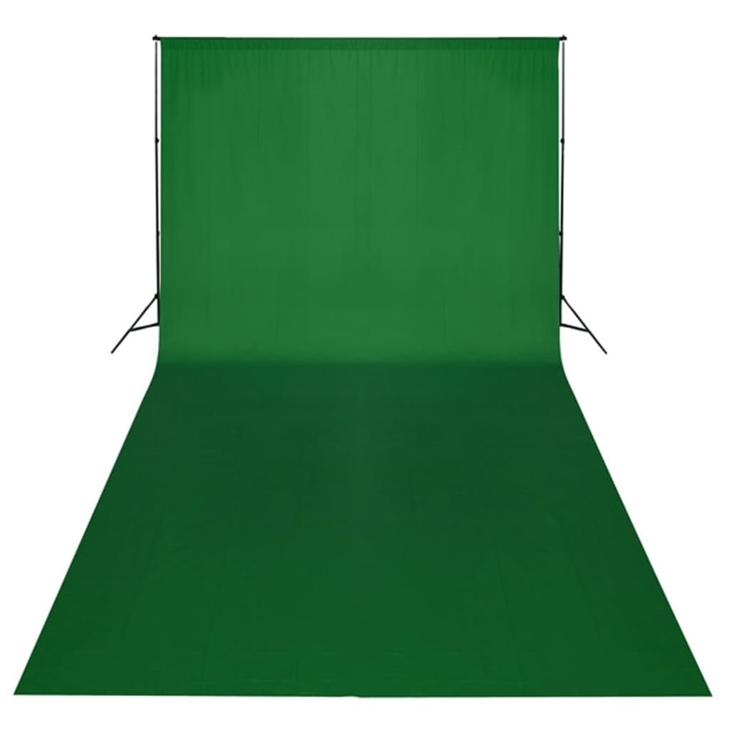 Vidaxl Studio Set mat gréngem Hannergrond a Lams 600x300 cm