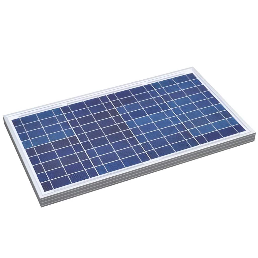 Vidaxl draagbaar zonnepaneel 30 w aluminium
