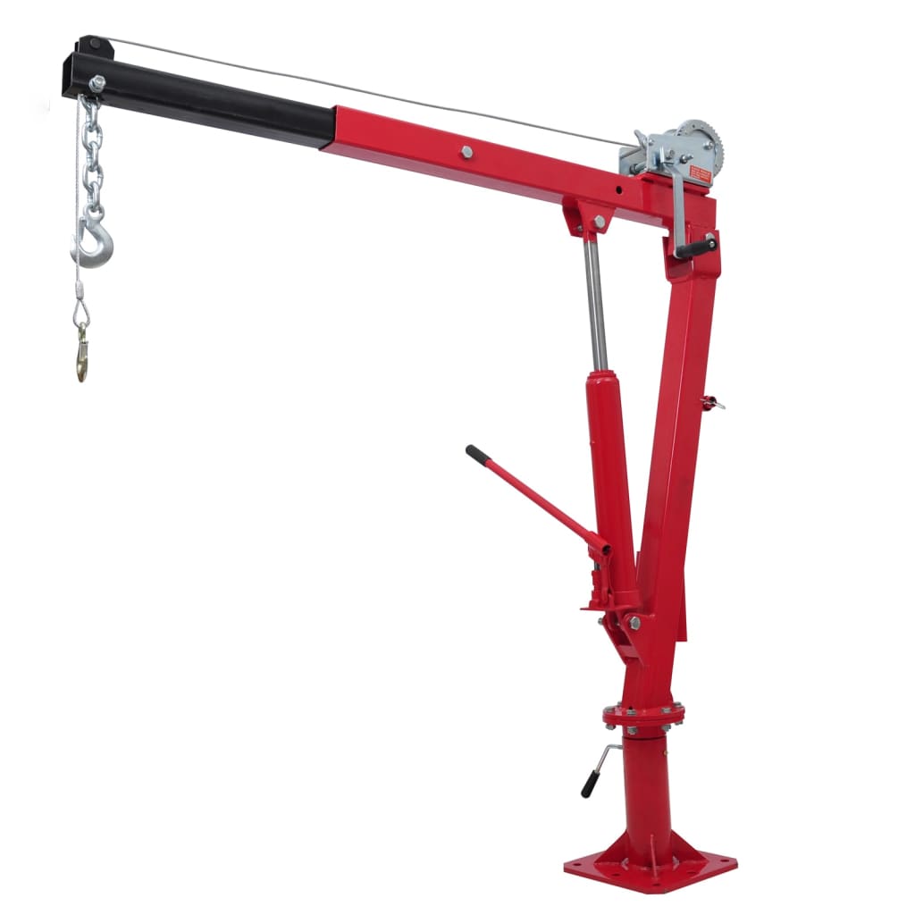 VidaXL trailer crane with cable and winch