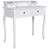 Vidaxl kaptafel femke met lades wit
