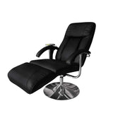 Vidaxl massagestoel kunstleer zwart