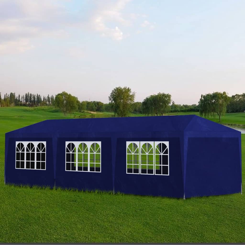 Vidaxl Partytent 3x9 m blau