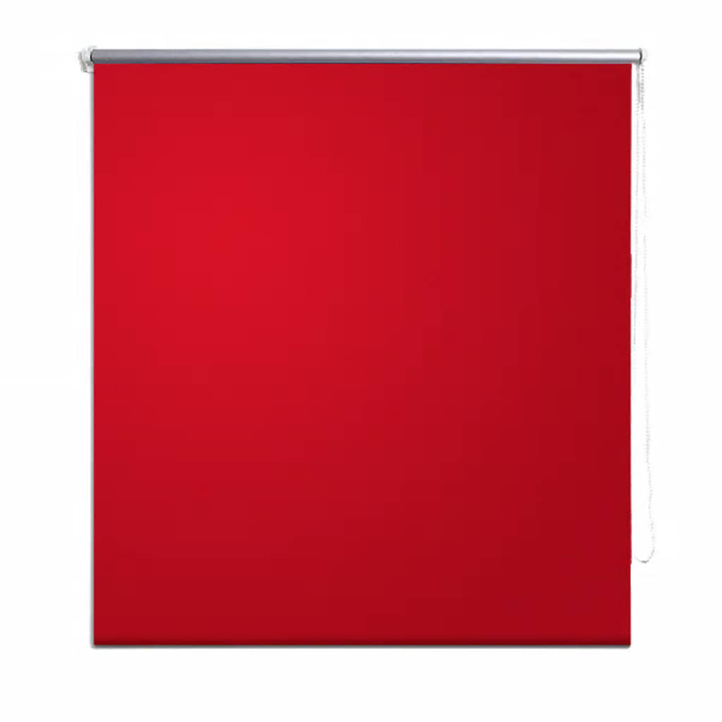 Vidaxl Roller aveugle accablant 80 x 175 cm de rouge