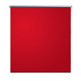 Vidaxl Roller aveugle accablant 120 x 175 cm rouge