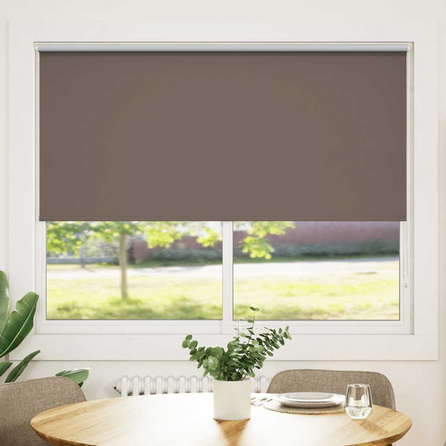 Vidaxl rolgordijn verduisterend 144,4x175 cm koffiebruin