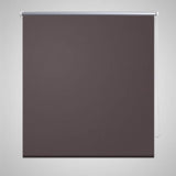 Vidaxl Roller Blind Blackout 140 x 175 cm kaffe brun