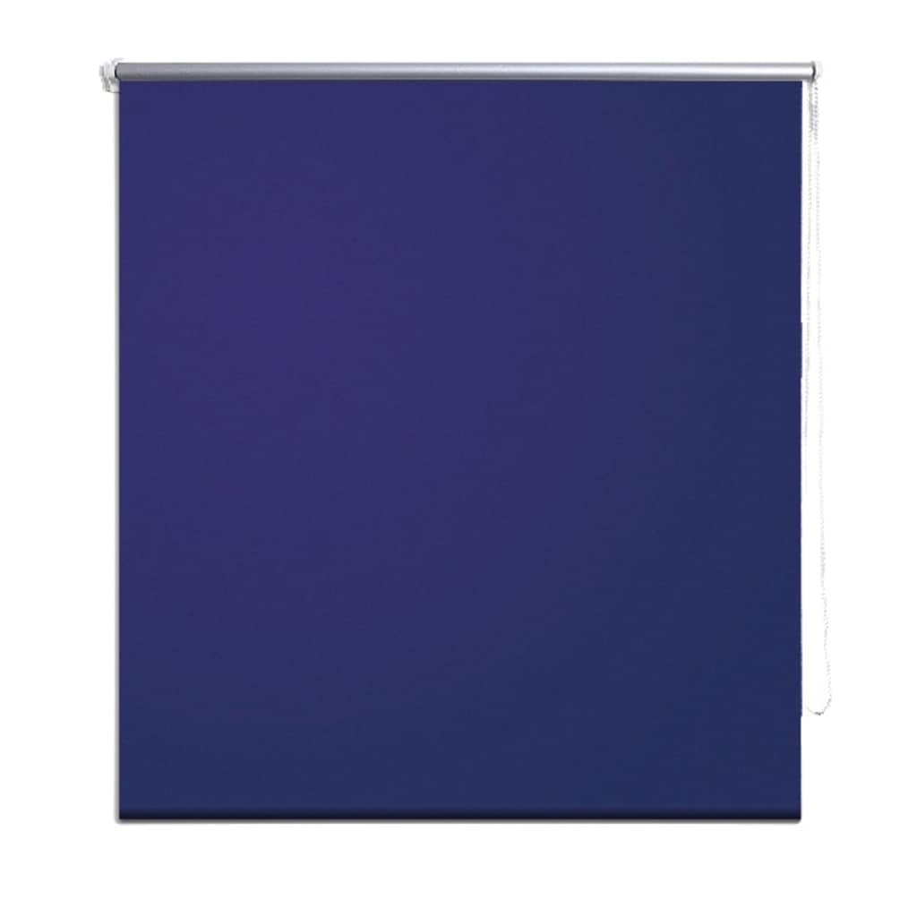 Vidaxl Roller Blind Blackout 140 x 175 cm Marineblau