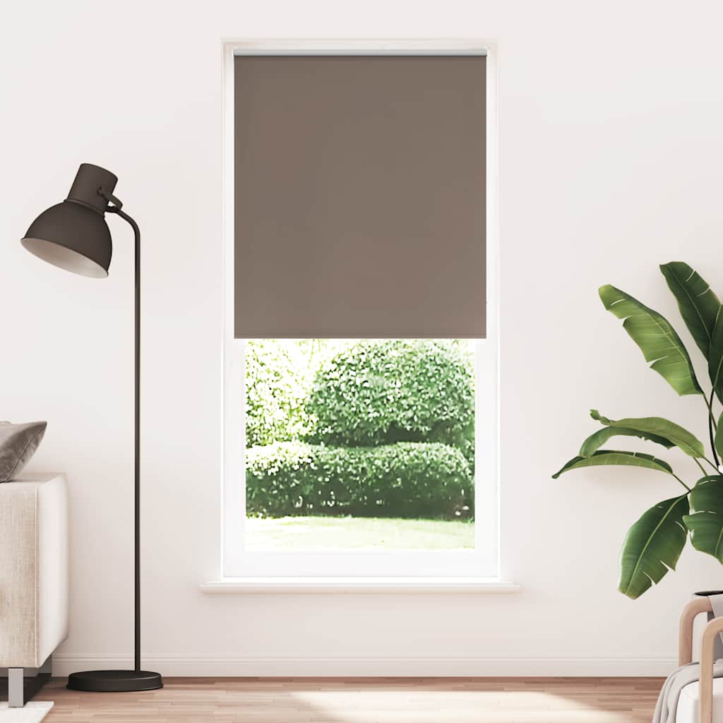 Vidaxl rolgordijn verduisterend 84,4 x 230 cm stofbreedte 80 cm koffiebruin