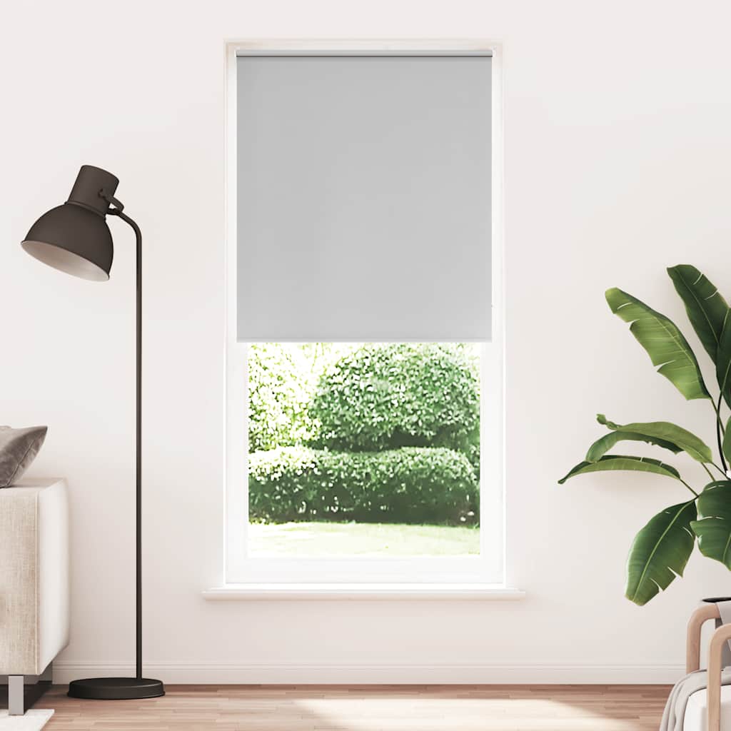 Vidaxl rolgordijn verduisterend 84,4 x 230 cm stofbreedte 80 cm grijs