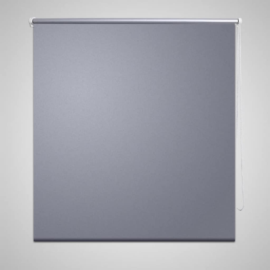 Vidaxl rullo blackout cieco 100 x 230 cm grigio