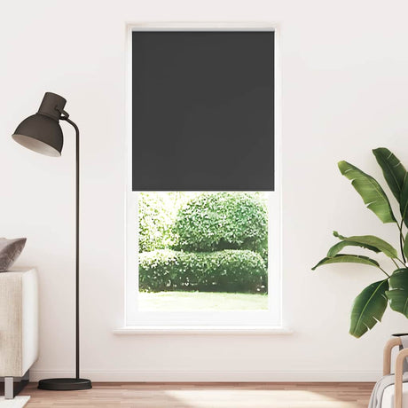 Vidaxl rolgordijn verduisterend 124,4 x 230 cm stofbreedte 120 cm zwart