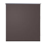 Vidaxl Roller Blind Blackout 140 x 230 cm kaffe brun