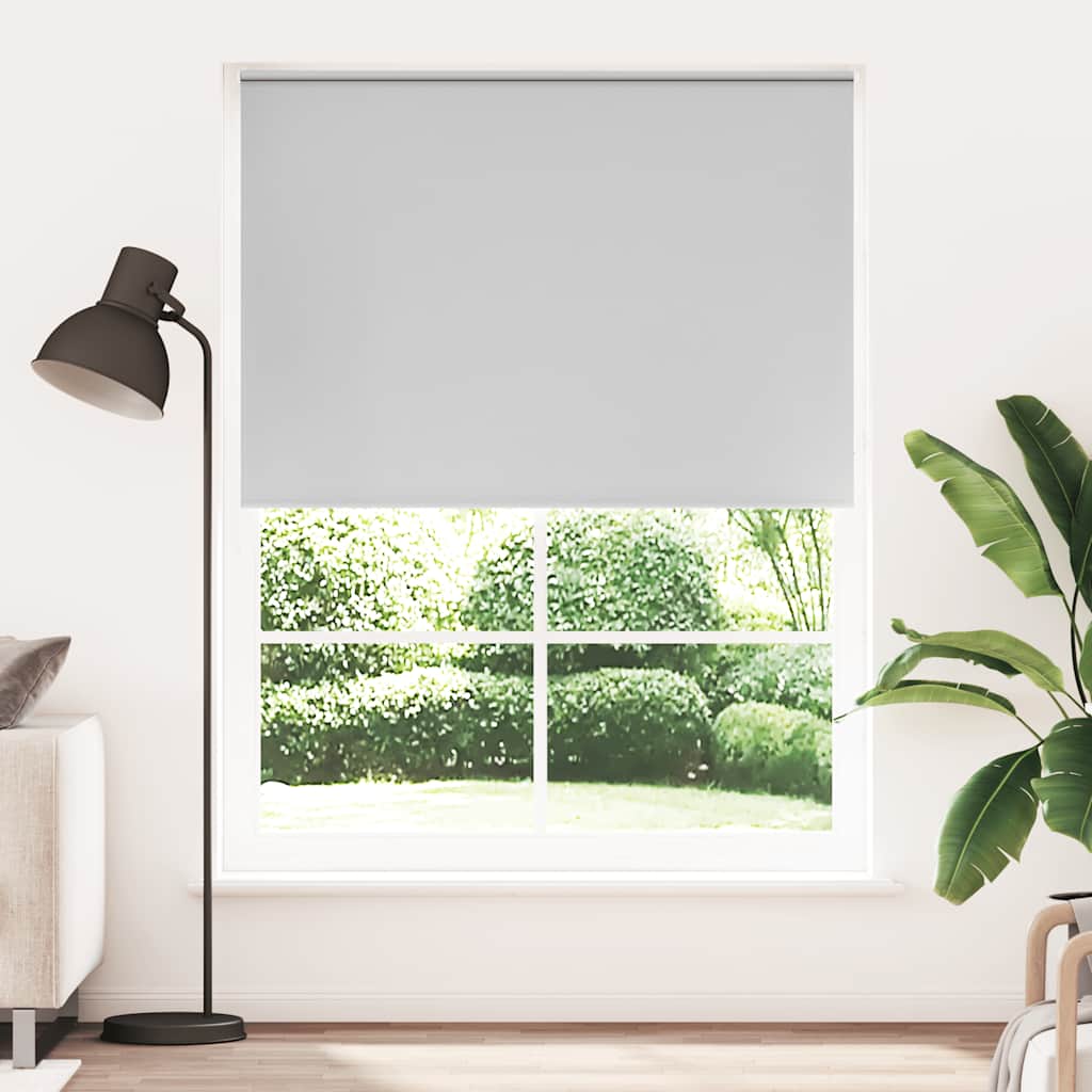 Vidaxl rolgordijn verduisterend 144,4 x 230 cm stofbreedte 140 cm grijs