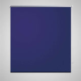 Vidaxl Roller Blind Blackout 160 x 230 cm Marine Blue