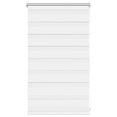 Vidaxl zebra rolgordijn 50,9 x 100 cm stofbreedte 46,7 cm wit