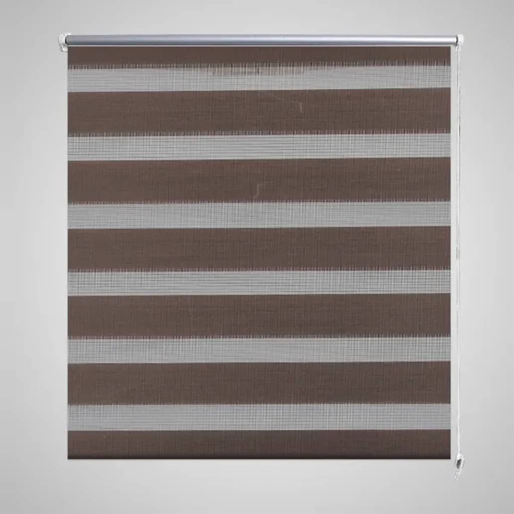 Vidaxl Duo Roller Blind 50x100 cm kaffebrun