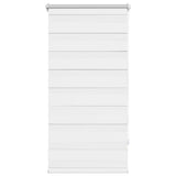 Vidaxl zebra rolgordijn 60,9 x 120 cm stofbreedte 56,7 cm wit