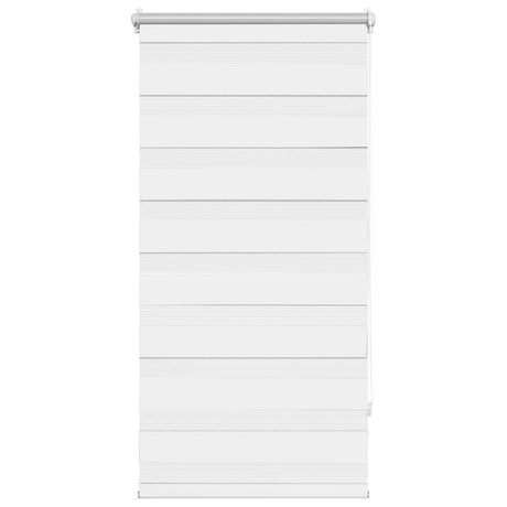 Vidaxl zebra rolgordijn 60,9 x 120 cm stofbreedte 56,7 cm wit