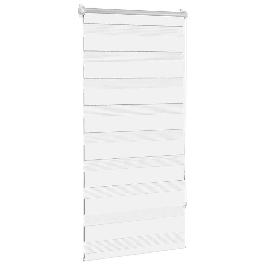 Vidaxl zebra rolgordijn 60,9 x 120 cm stofbreedte 56,7 cm wit