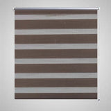 Vidaxl Duo Roller Blind 60x120cm kaffebrun