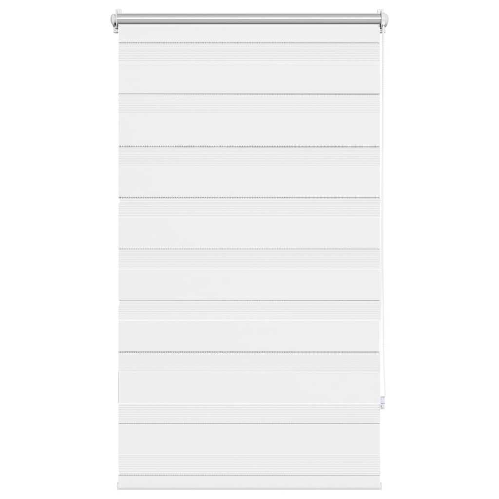 Vidaxl zebra rolgordijn 70,9 x 120 cm stofbreedte 66,7 cm wit