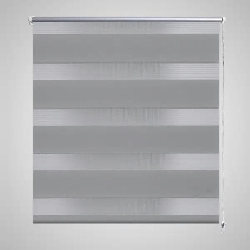 Vidaxl Duo Roller Blind 70x120cm Grå