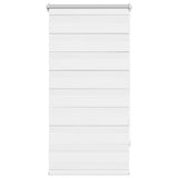 Vidaxl zebra rolgordijn 80,9 x 150 cm stofbreedte 76,7 cm wit