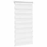 Vidaxl zebra rolgordijn 80,9 x 150 cm stofbreedte 76,7 cm wit