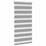 Vidaxl zebra rolgordijn 80,9 x 150 cm stofbreedte 76,7 cm grijs