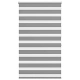 Vidaxl zebra rolgordijn 80,9 x 175 cm stofbreedte 76,7 cm grijs