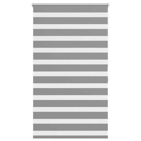Vidaxl zebra rolgordijn 80,9 x 175 cm stofbreedte 76,7 cm grijs