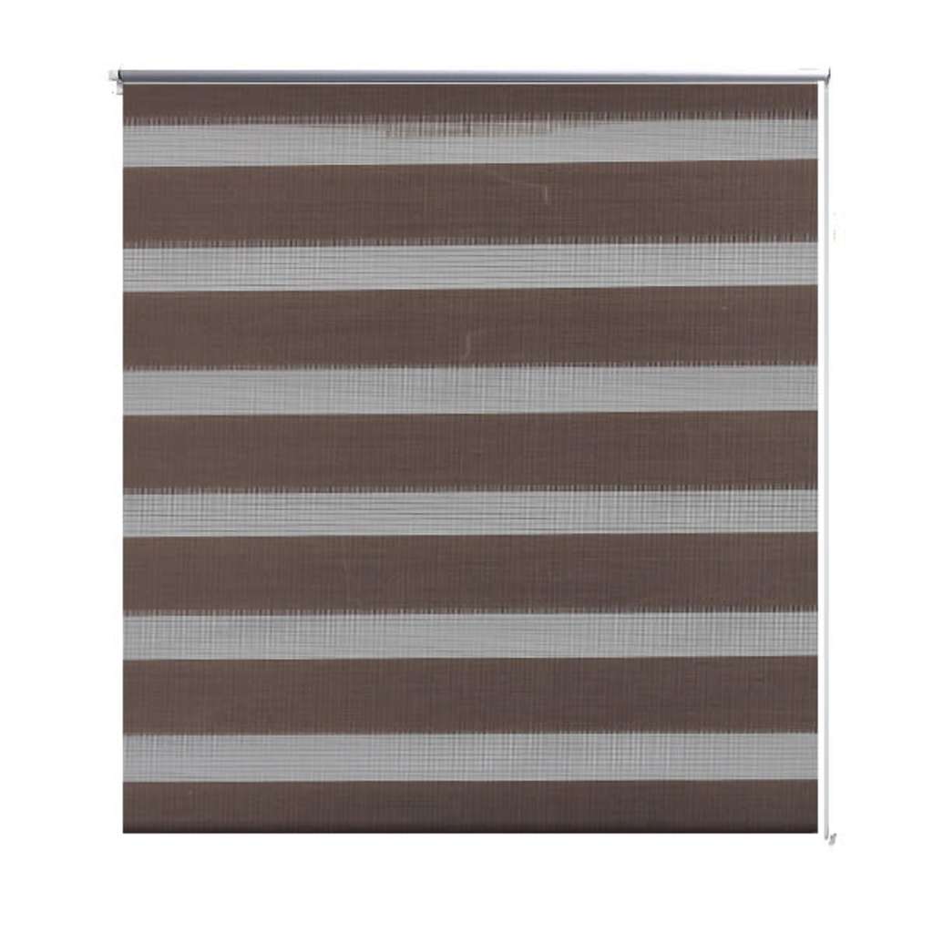 Vidaxl Roller Blind Duo 80 x 175 cm kaffe brun