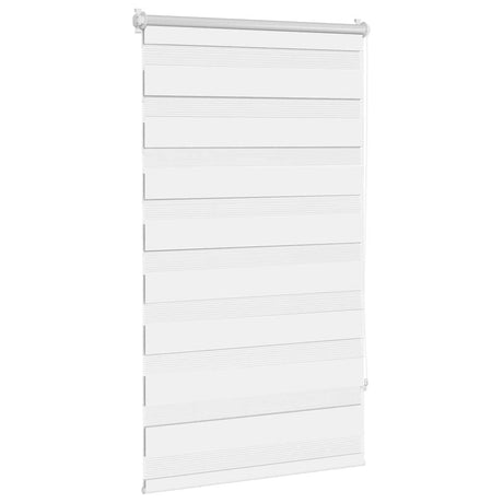 Vidaxl zebra rolgordijn 90,9 x 150 cm stofbreedte 86,7 cm wit