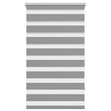 Vidaxl zebra rolgordijn 90,9 x 150 cm stofbreedte 86,7 cm grijs