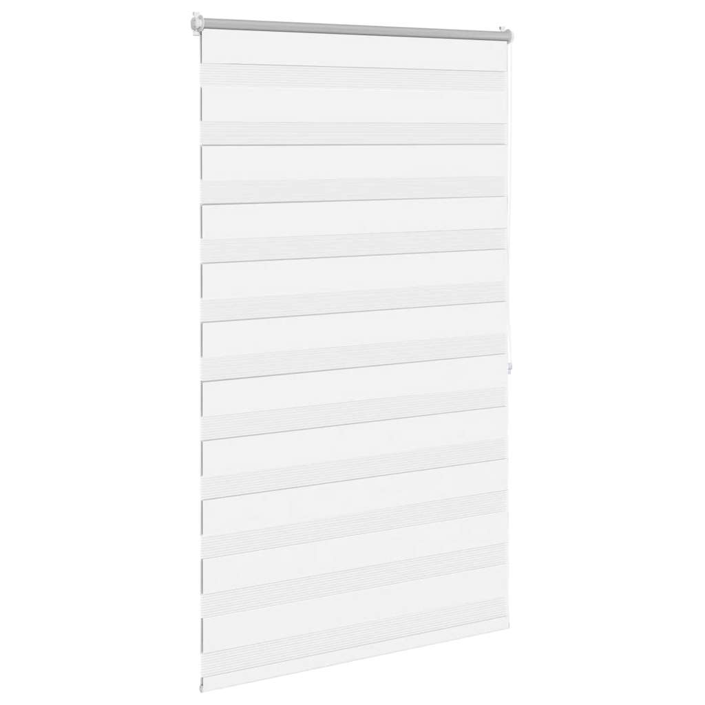 Vidaxl zebra rolgordijn 100,9 x 175 cm stofbreedte 96,7 cm wit