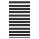 Vidaxl zebra rolgordijn 100,9 x 175 cm stofbreedte 96,7 cm zwart