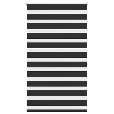 Vidaxl zebra rolgordijn 100,9 x 175 cm stofbreedte 96,7 cm zwart
