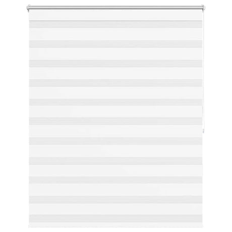 Vidaxl zebra rolgordijn 120,9 x 175 cm stofbreedte 116,7 cm wit