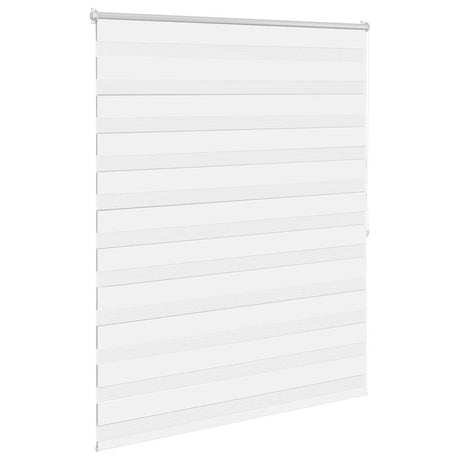 Vidaxl zebra rolgordijn 120,9 x 175 cm stofbreedte 116,7 cm wit