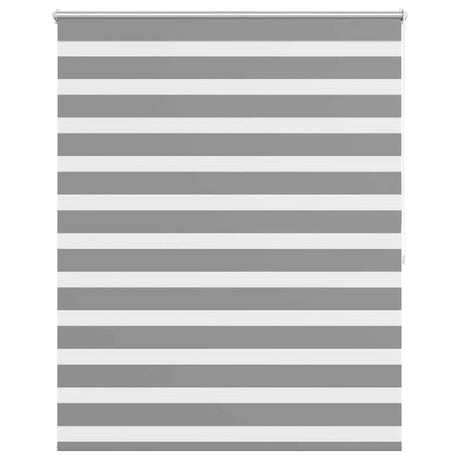 Vidaxl zebra rolgordijn 120,9 x 175 cm stofbreedte 116,7 cm grijs