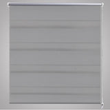 Vidaxl Duo Roller Blind 120 x 175 cm šedá