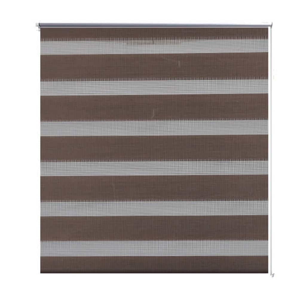 Vidaxl Duo Roller Blind 120 x 175 cm Café Brown